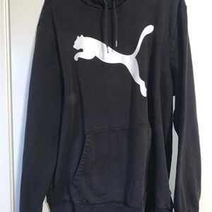 Puma Black Garment with White Accents